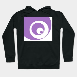 Abstract pattern - purple and white. Hoodie